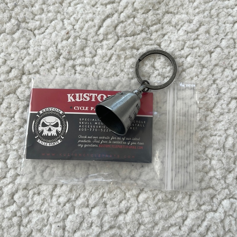 Bell for motorcycle, never put on bought as a gift and never g